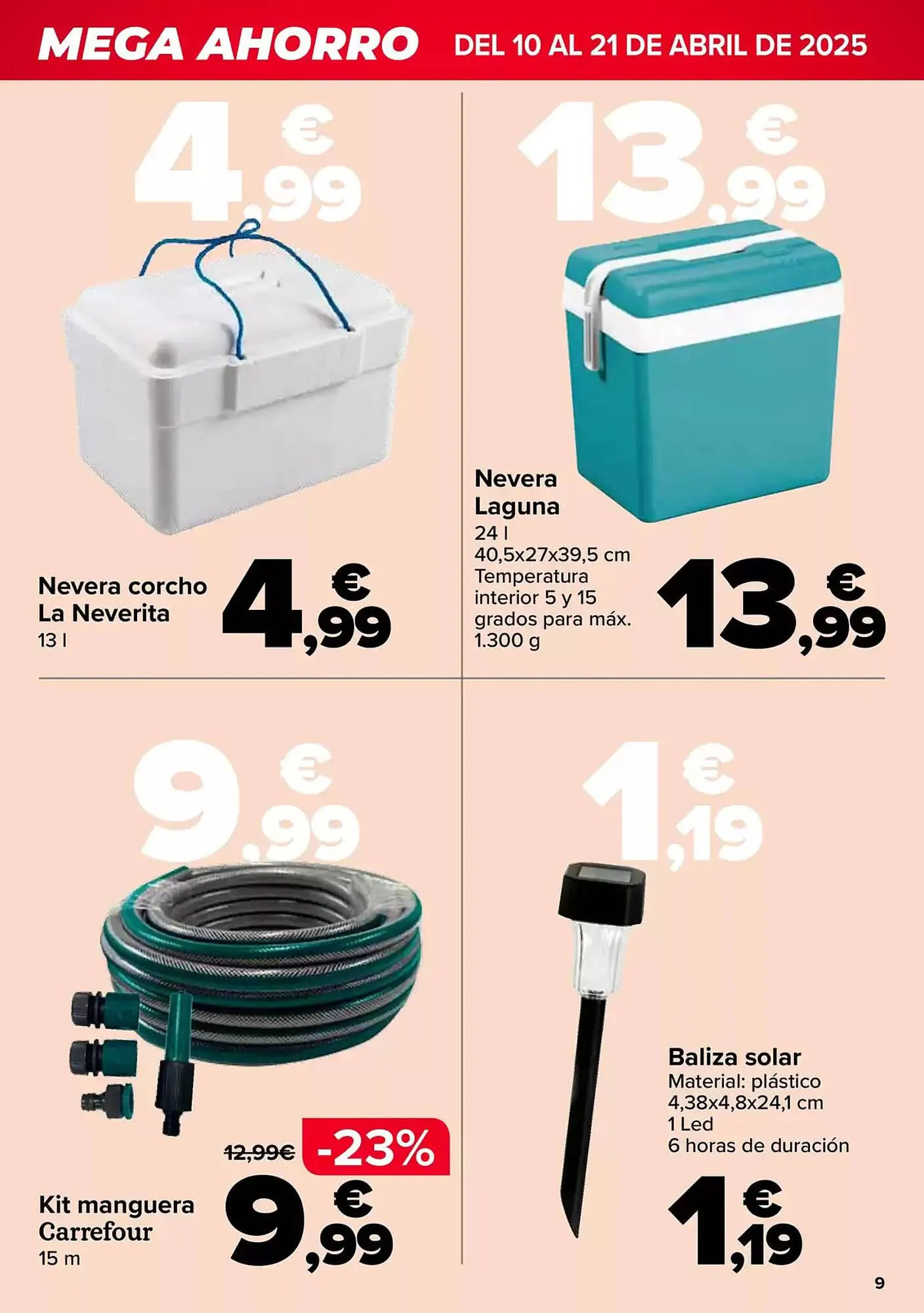 Catálogo de Folleto Carrefour 10 de abril al 21 de abril 2025 - Página 9