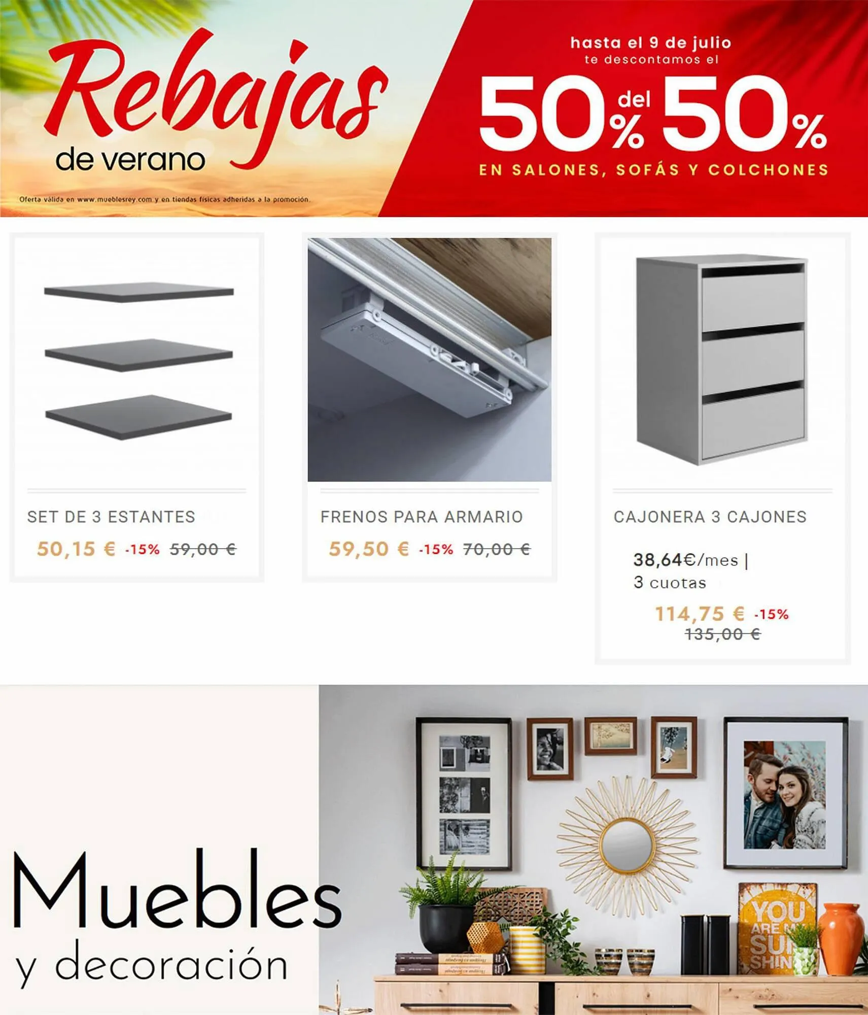 Catálogo de Folleto Muebles Rey 26 de junio al 10 de julio 2023 - Página 4