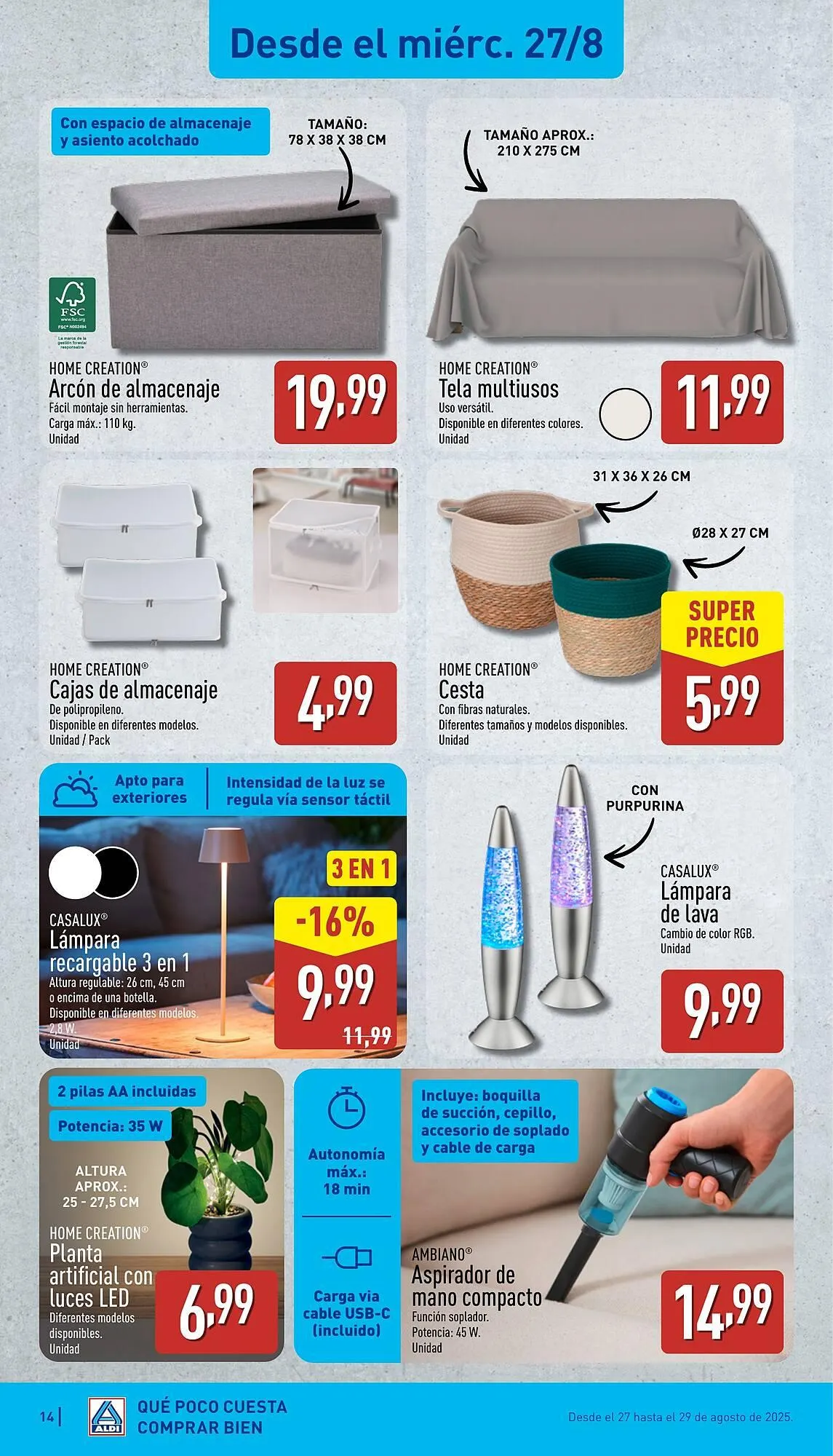 Catálogo de Folleto ALDI 25 de agosto al 31 de agosto 2025 - Página 14