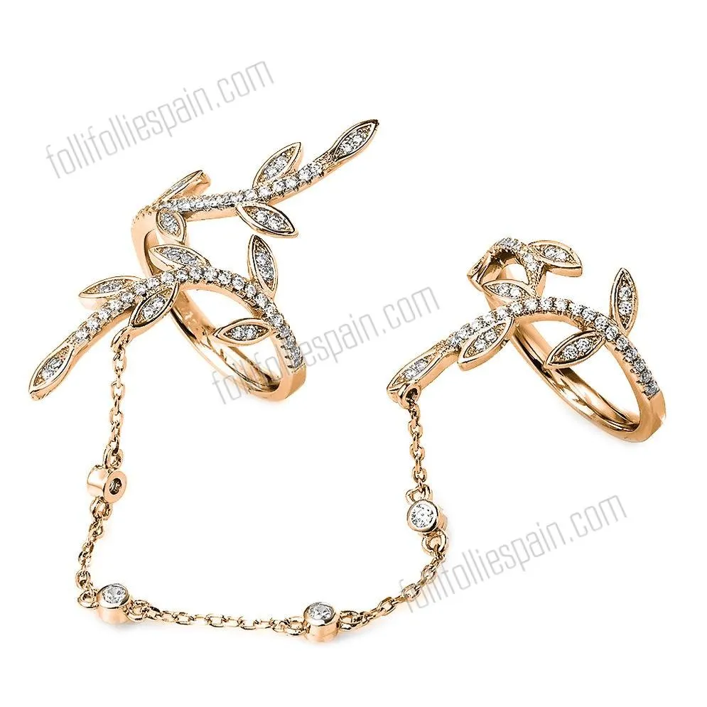 Folli Follie Moda historias de plata Anillo a precio inmejorable