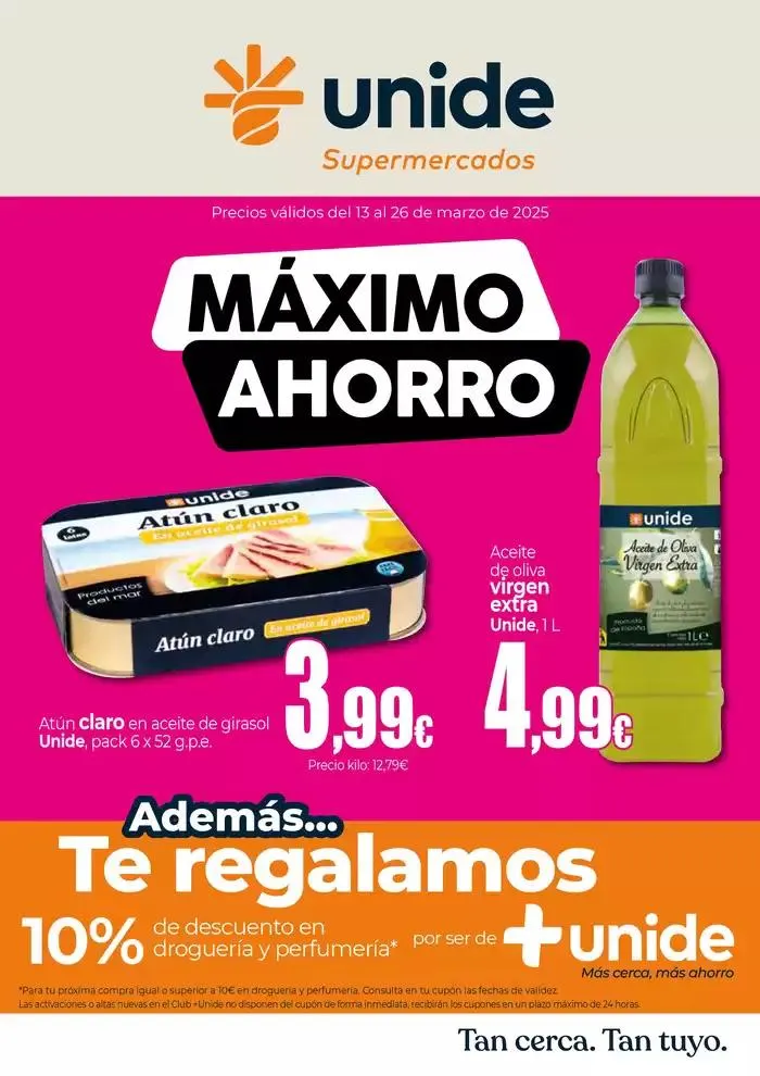  Máximo Ahorro en UNIDE Super - 1