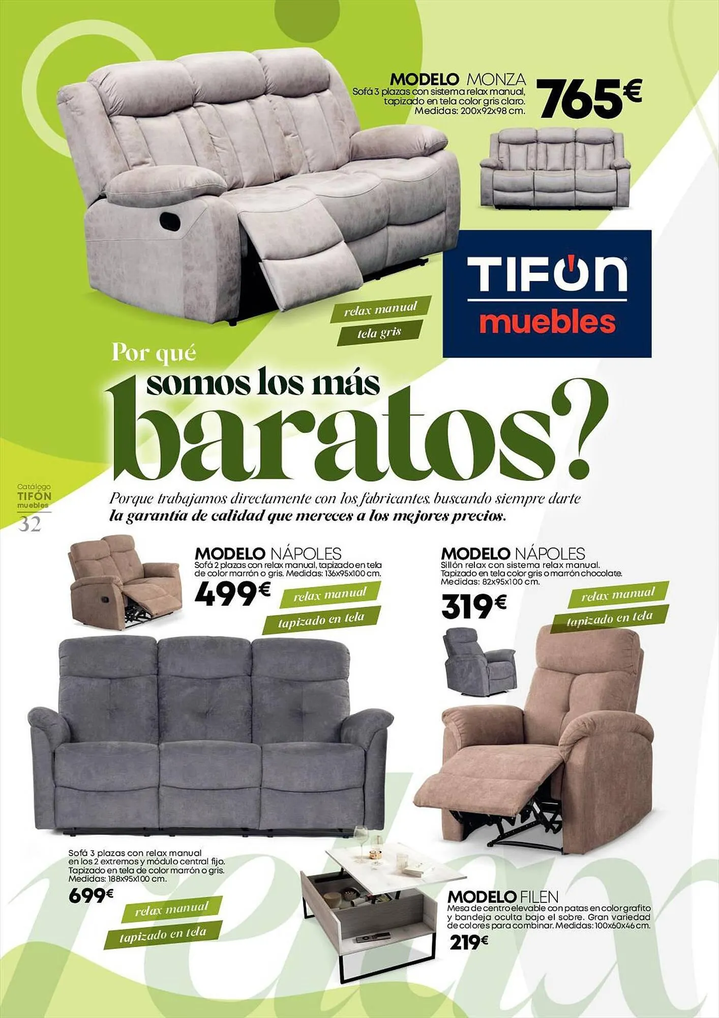 Catálogo de Folleto Tifón Hipermueble 24 de julio al 27 de julio 2023 - Página 32