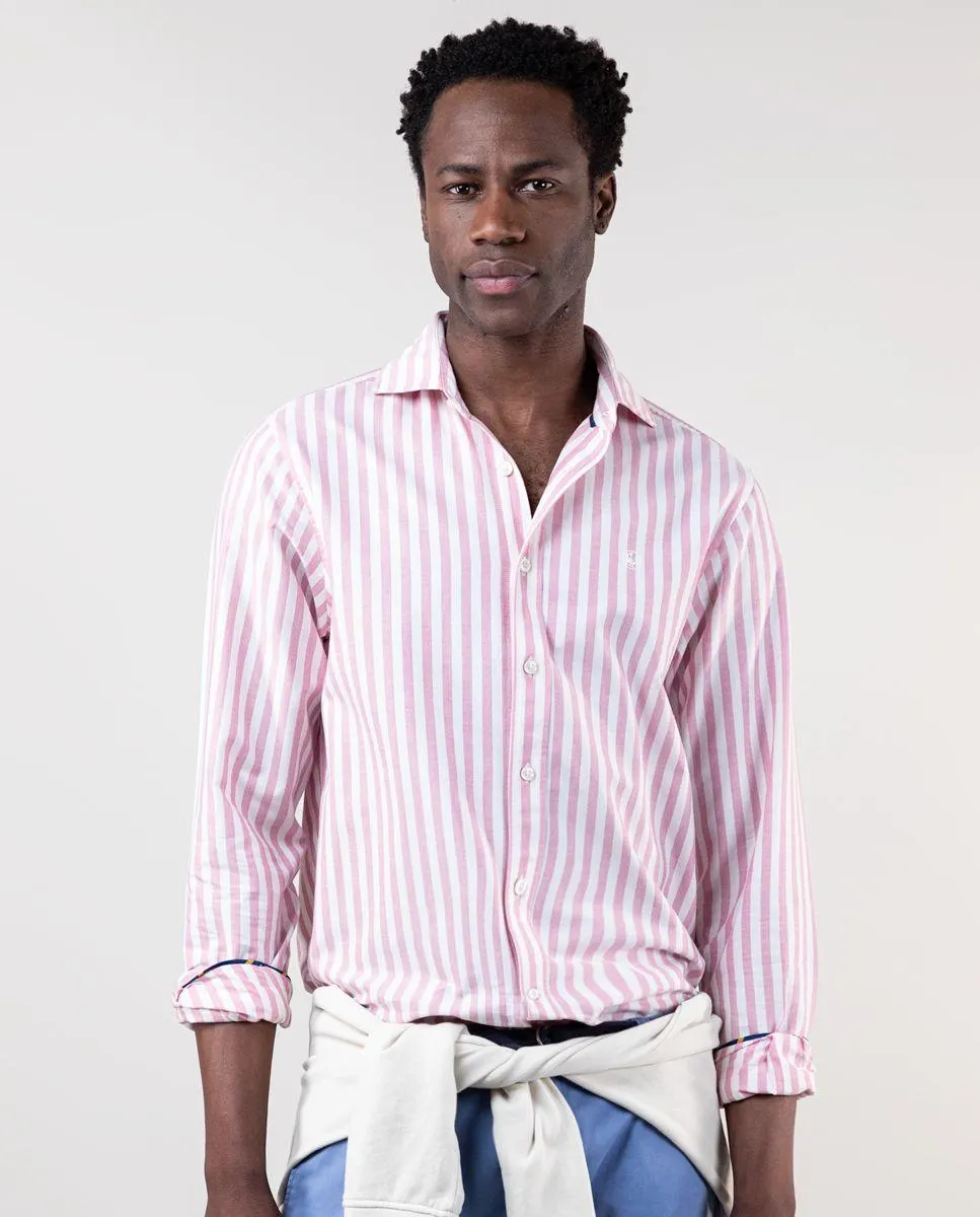 Chemise Rayure Kodak Magenta