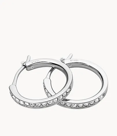 Pendientes plateados