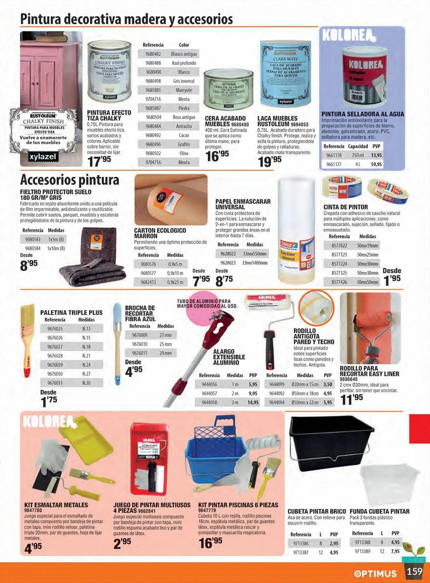 Catálogo de Folleto Optimus 27 de marzo al 31 de agosto 2023 - Página 159