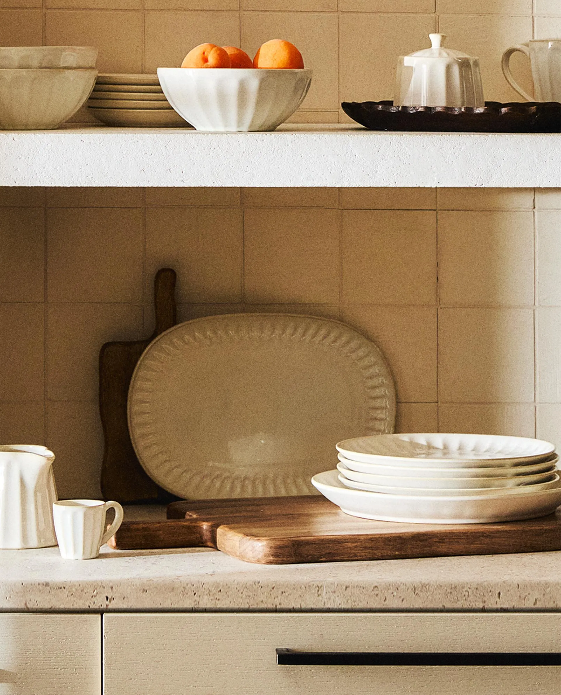 VAJILLA GRES RELIEVE