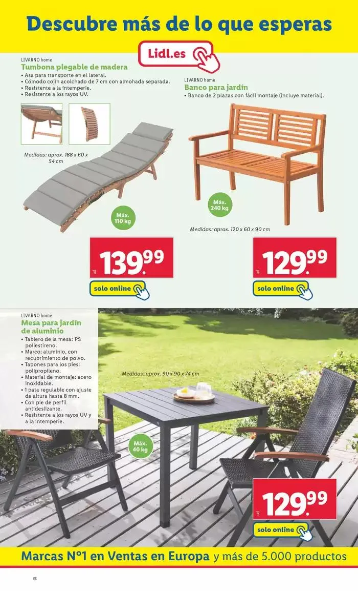 Catálogo de ¡Bazar Lidl! Ofertas válidas del 21/04 al 27/04 21 de abril al 27 de abril 2025 - Página 8