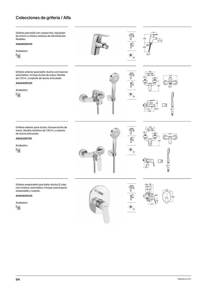 Catálogo de Grifería 9 de enero al 31 de diciembre 2025 - Página 96