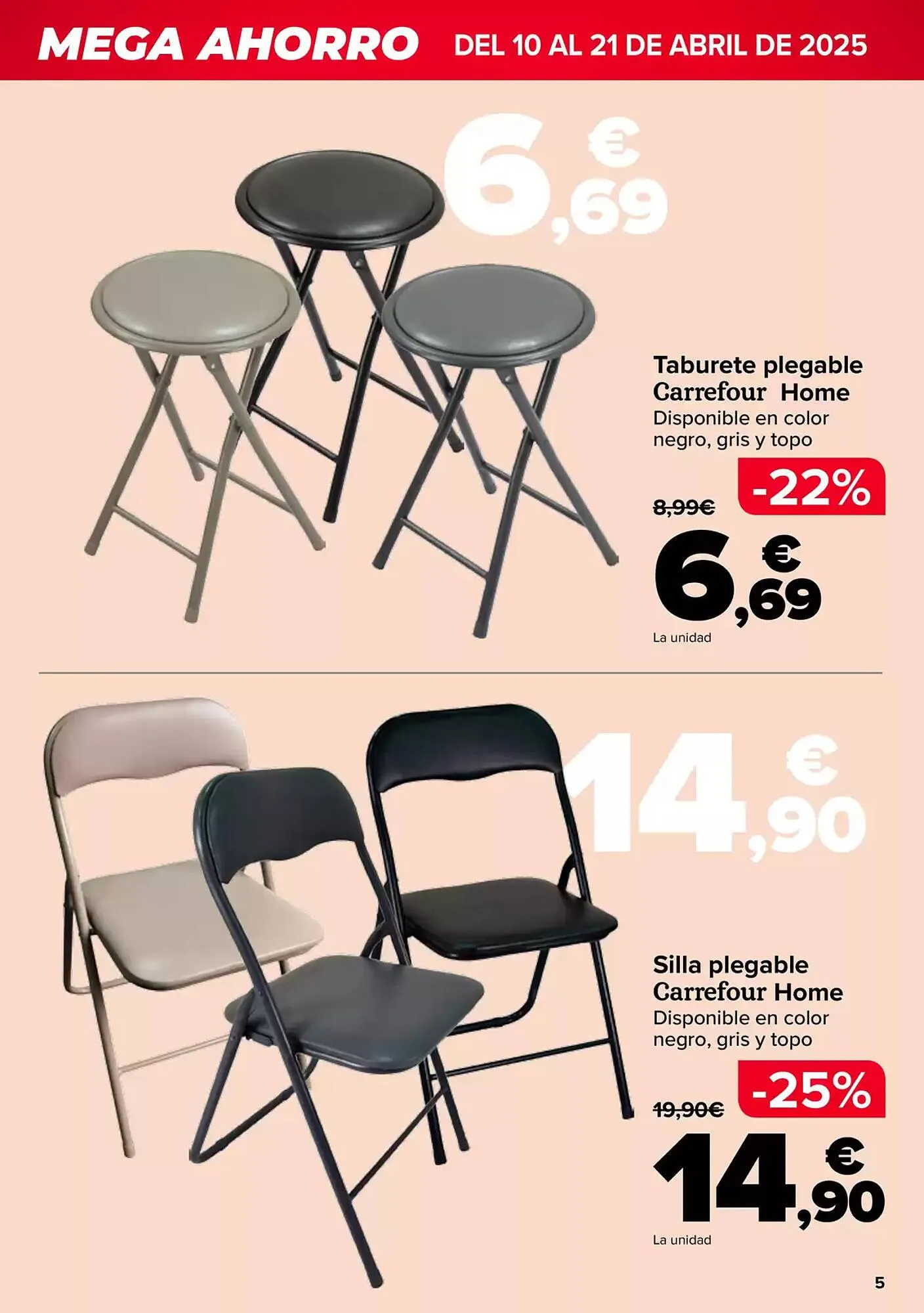 Catálogo de Folleto Carrefour 10 de abril al 21 de abril 2025 - Página 5