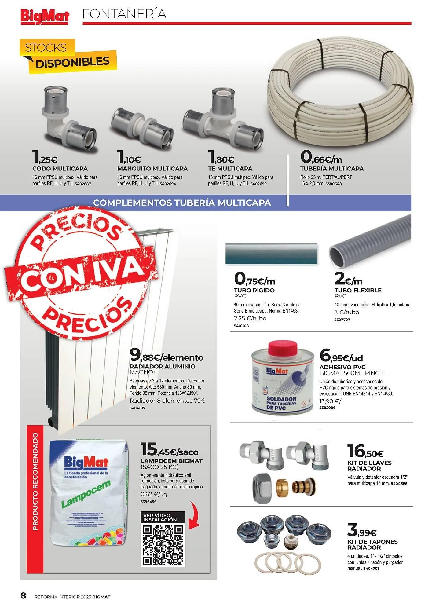 Catálogo de Folleto La Plataforma de la Construcción 18 de febrero al 19 de abril 2025 - Página 8