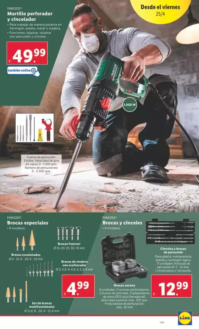 Catálogo de ¡Bazar Lidl! Ofertas válidas del 21/04 al 27/04 21 de abril al 27 de abril 2025 - Página 21