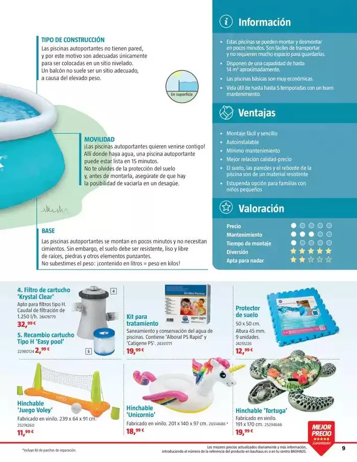 Catálogo de Piscinas, spa, limpieza y Mantenimiento 8 de mayo al 7 de junio 2025 - Página 9