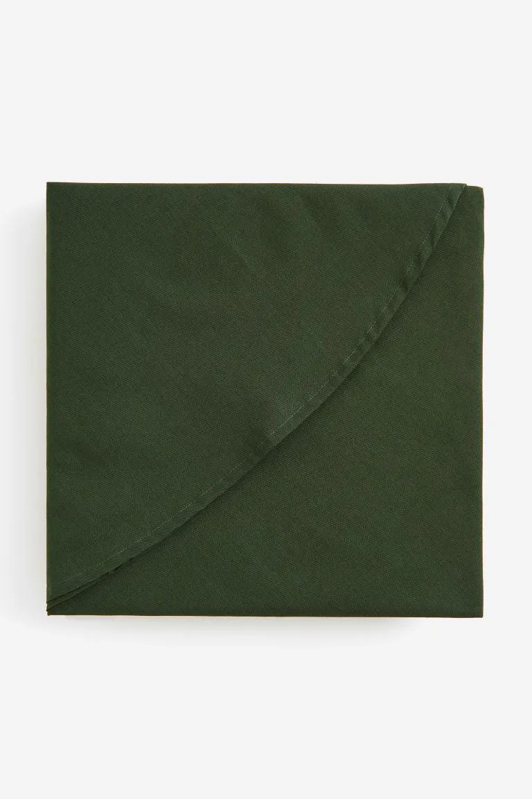 Mantel redondo de algodón