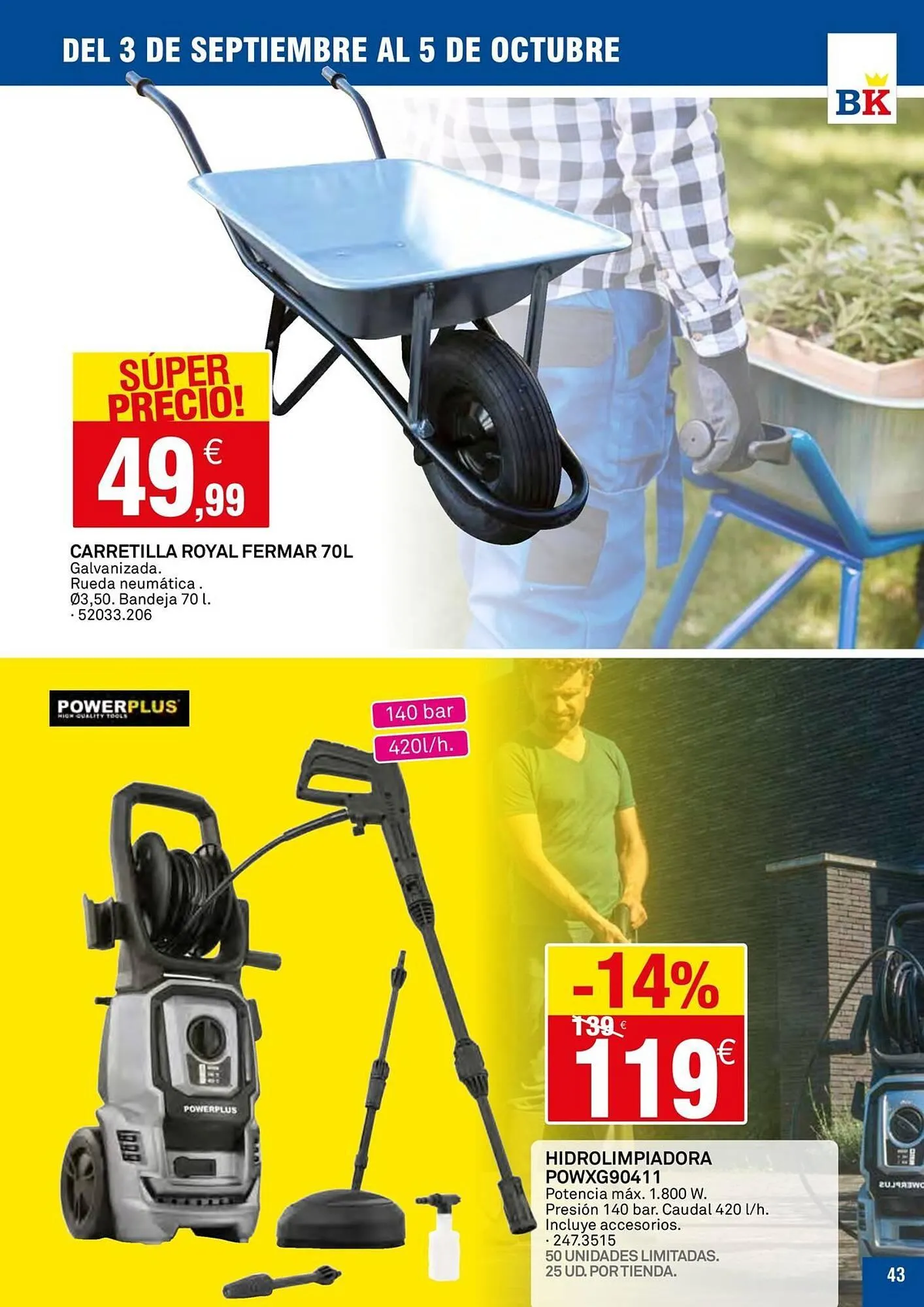 Catálogo de Catálogo Bricoking 3 de septiembre al 15 de octubre 2025 - Página 43