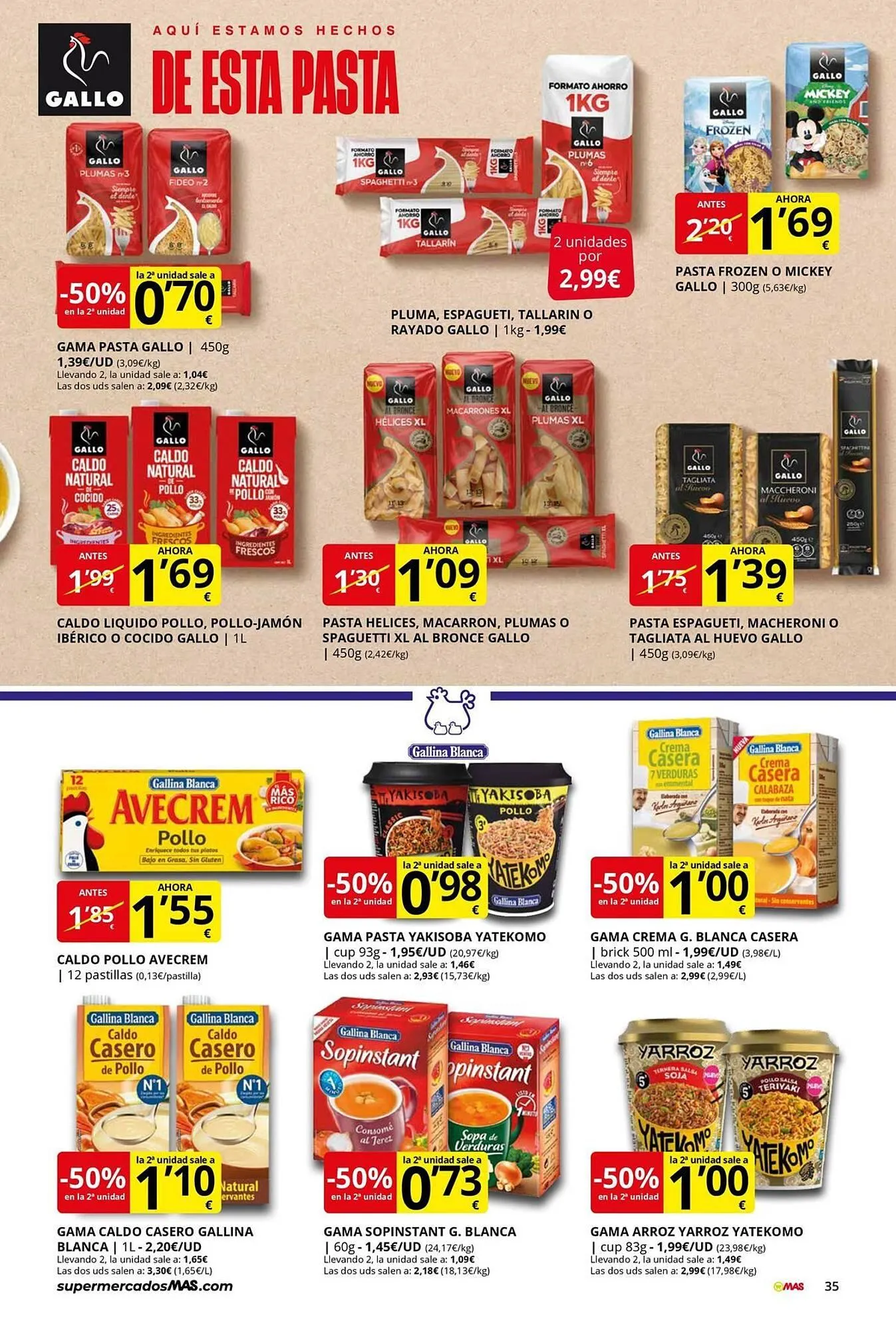 Catálogo de Folleto Supermercados MAS 31 de octubre al 30 de noviembre 2025 - Página 35