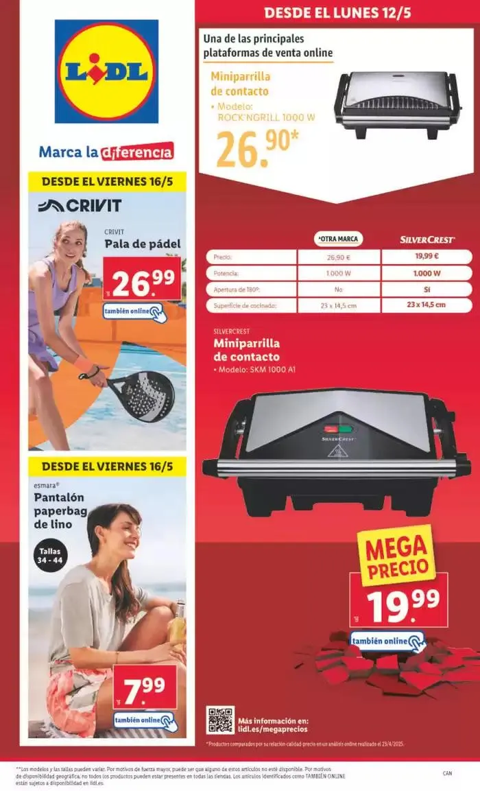 Catálogo de ¡Bazar Lidl! Ofertas válidas del 12/05 al 18/05 12 de mayo al 18 de mayo 2025 - Página 1