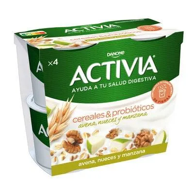 Bífidus Activia avena, manzana y nueces 115g