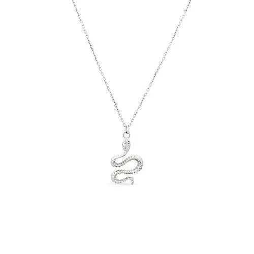 Gargantilla Serpiente plata