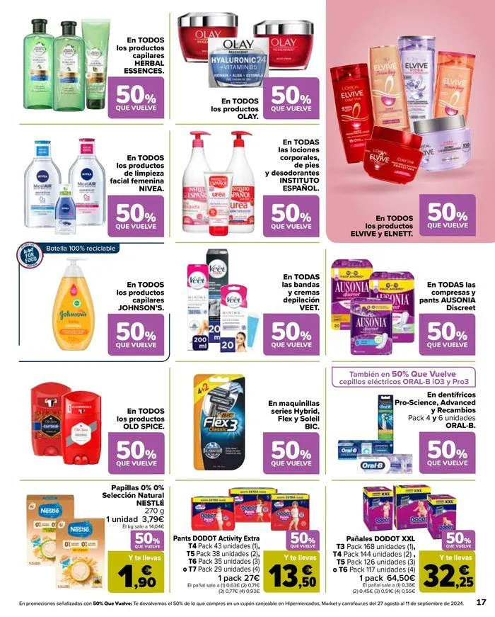 Catálogo de 50% que vuelve  9 de agosto al 26 de agosto 2024 - Página 17