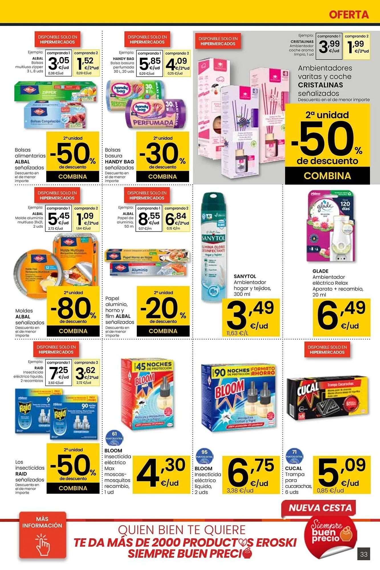 Catálogo de Folleto Eroski 17 de julio al 29 de julio 2025 - Página 33