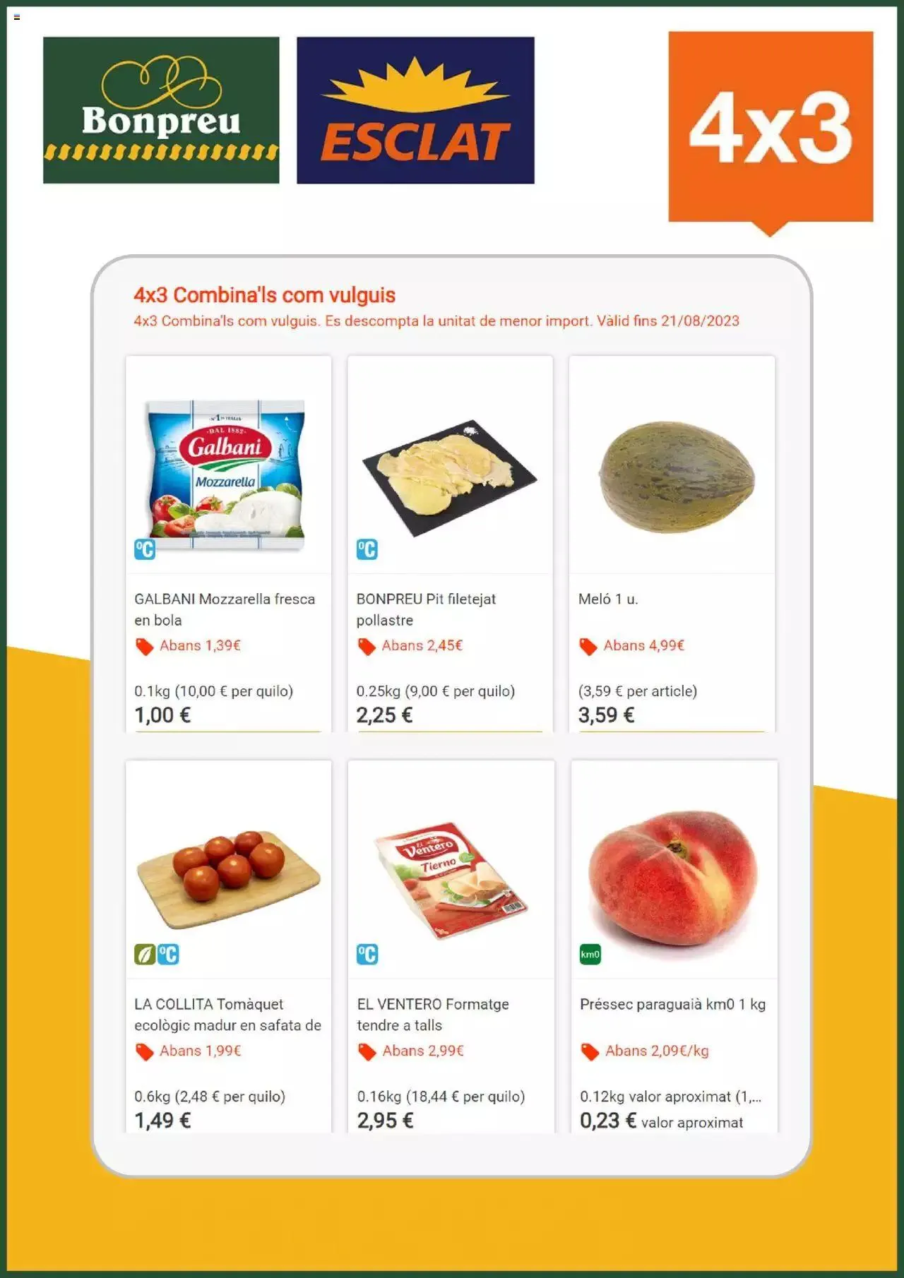 Catálogo de Bonpreu folleto 25 de julio al 21 de agosto 2023 - Página 4