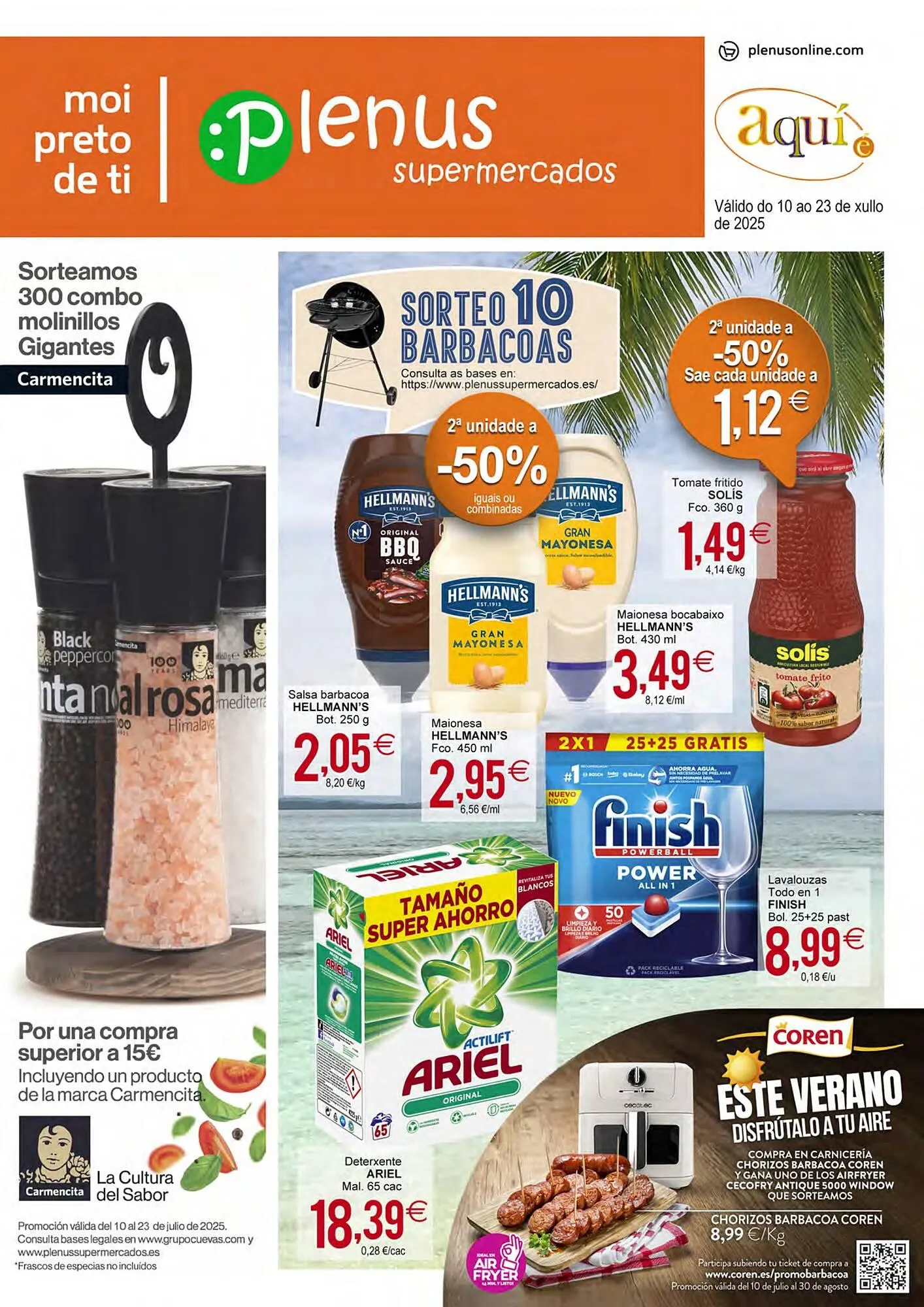Catálogo de Folleto Plenus Supermercados 10 de julio al 23 de julio 2025 - Página 1