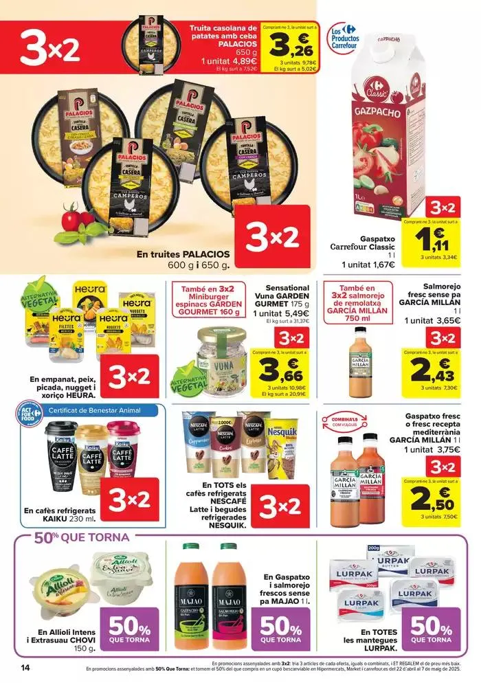 Catálogo de 50% QUE VUELVE + 3x2 10 de abril al 21 de abril 2025 - Página 14