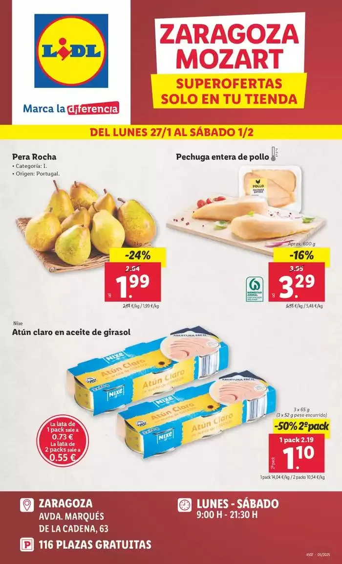 Catálogo de SUPEROFERTAS MOZART 27 de enero al 1 de febrero 2025 - Página 1
