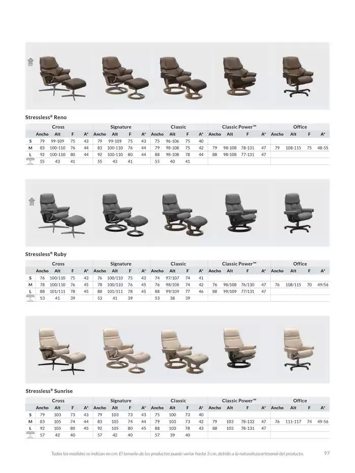 Catálogo de Catálogo Stressless 7 de marzo al 31 de agosto 2025 - Página 97