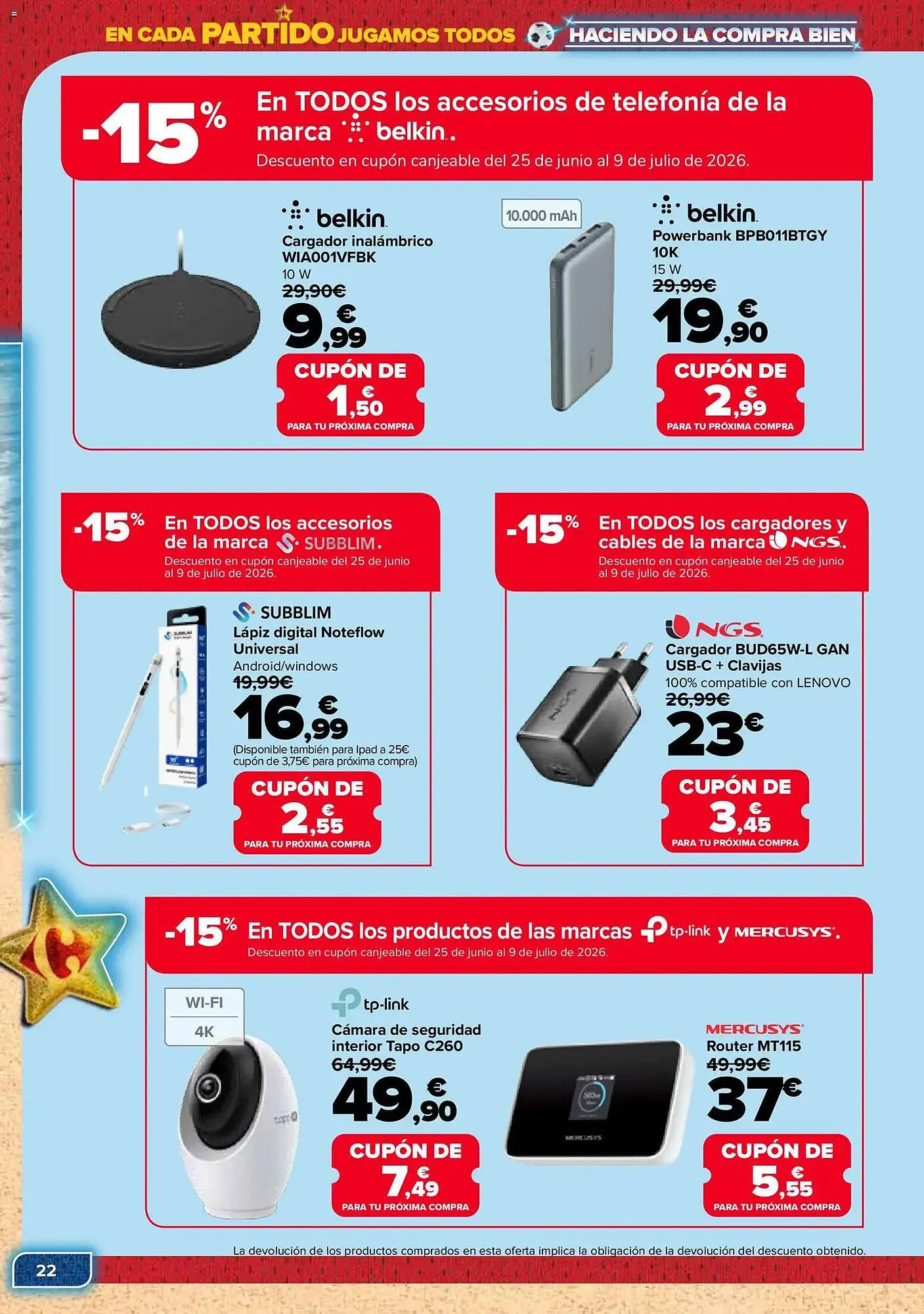 Catálogo de Folleto Carrefour 9 de junio al 24 de junio 2026 - Página 22