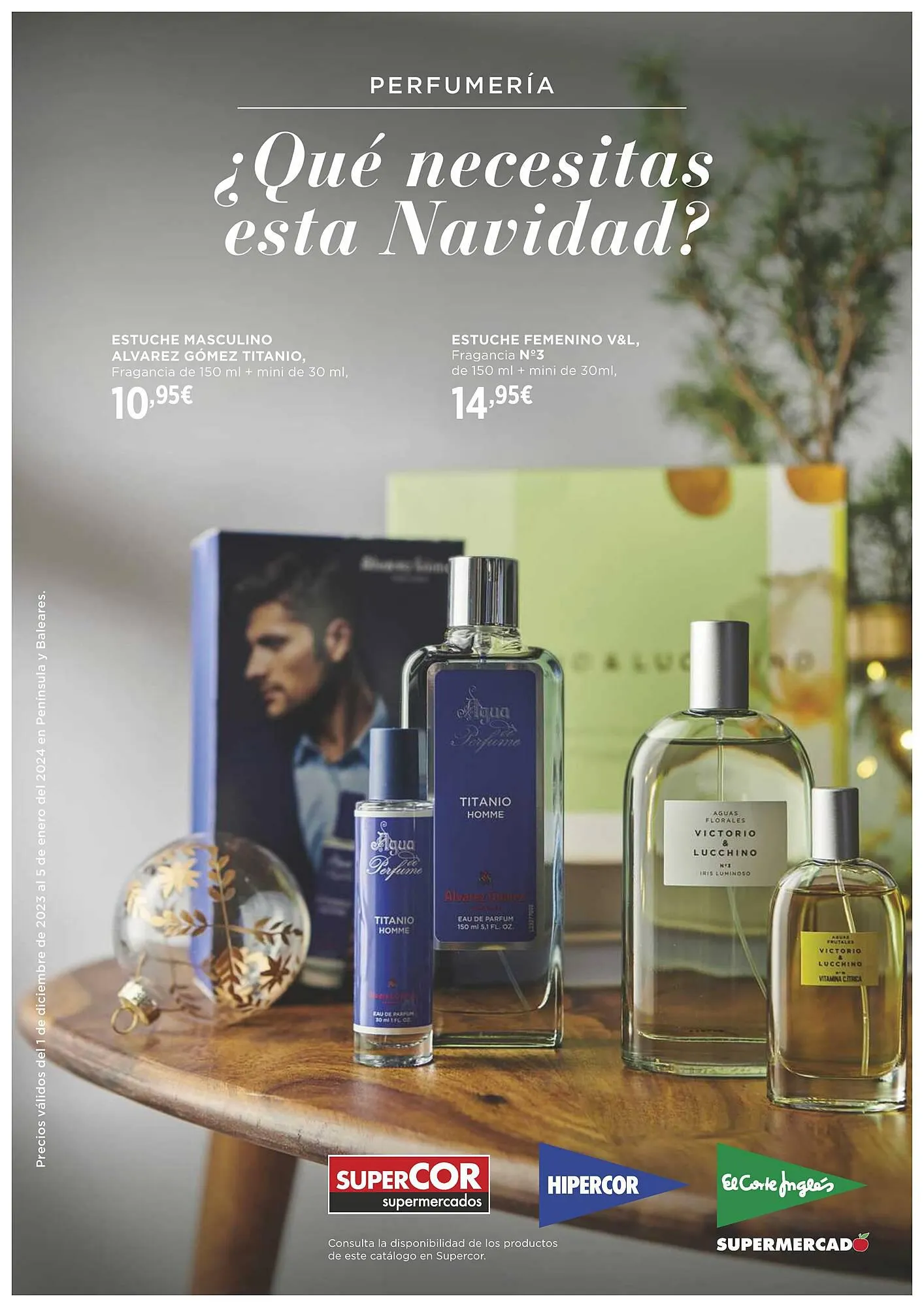 Catálogo de Folleto Supercor 1 de diciembre al 5 de enero 2024 - Página 1