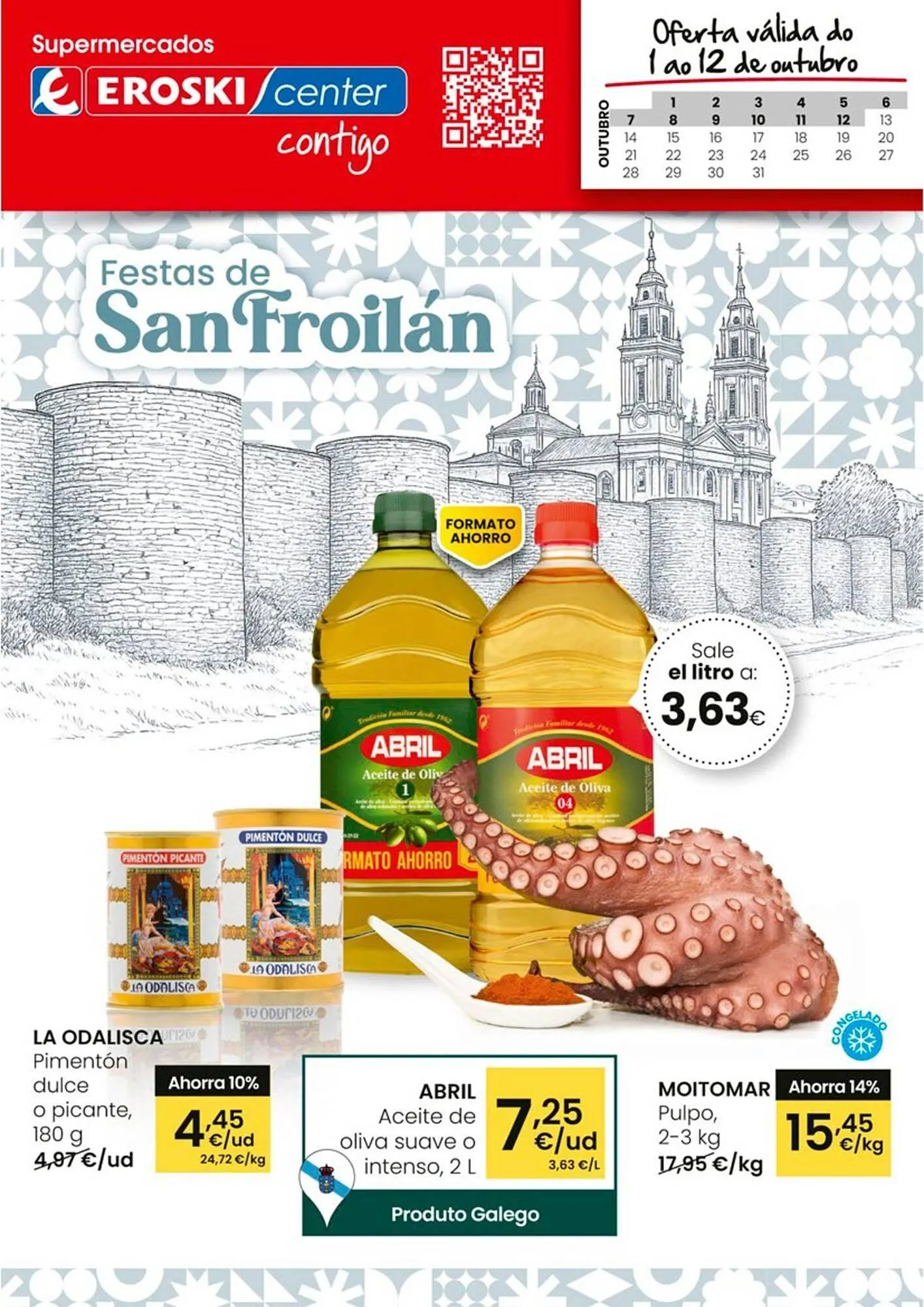 Catálogo de Folleto Eroski 1 de octubre al 12 de octubre 2025 - Página 1