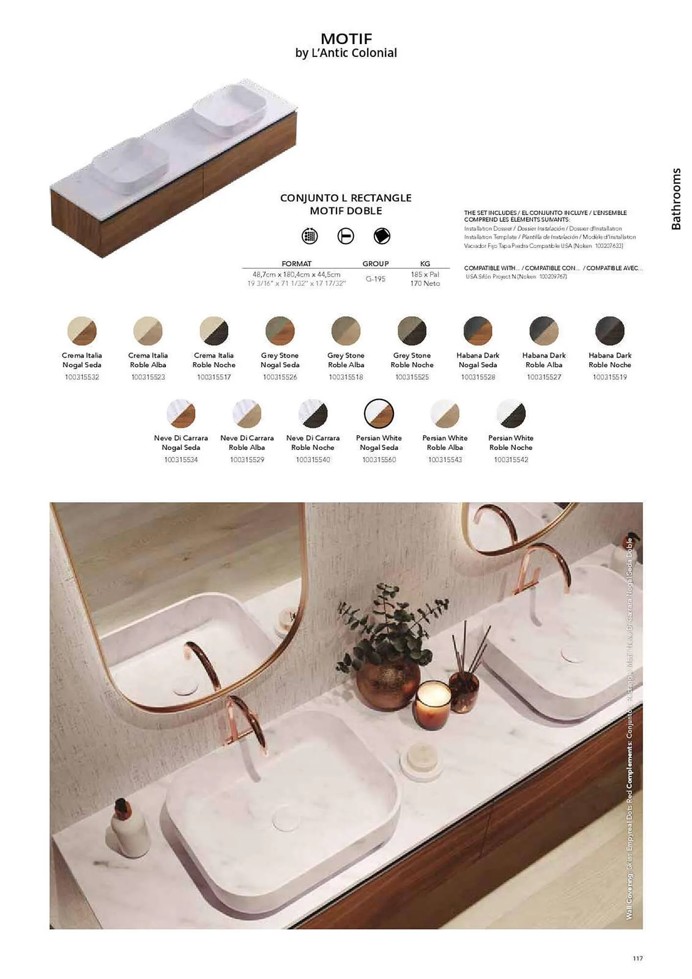 Catálogo de Folleto Porcelanosa 31 de marzo al 8 de febrero 2024 - Página 124