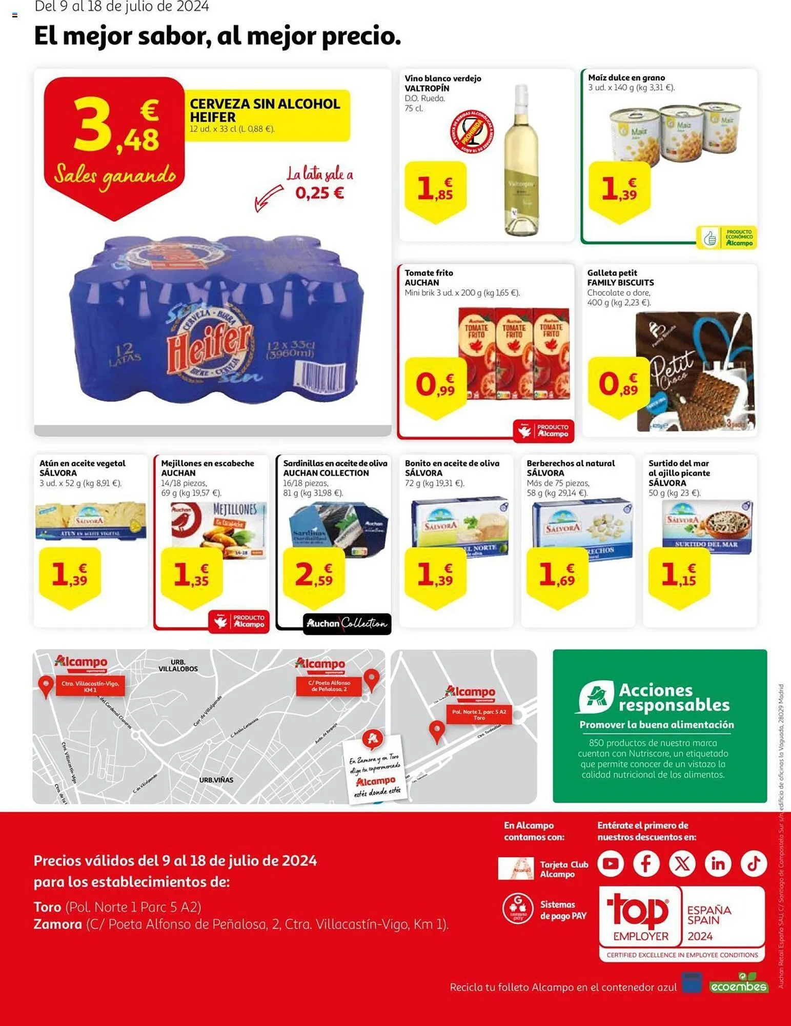 Catálogo de Folleto Alcampo supermercado 9 de julio al 18 de julio 2024 - Página 2