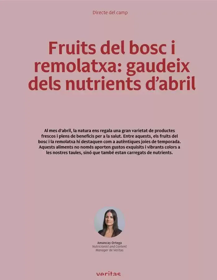 Catálogo de Veritas Abril, 2025 - Català 1 de abril al 30 de abril 2025 - Página 4