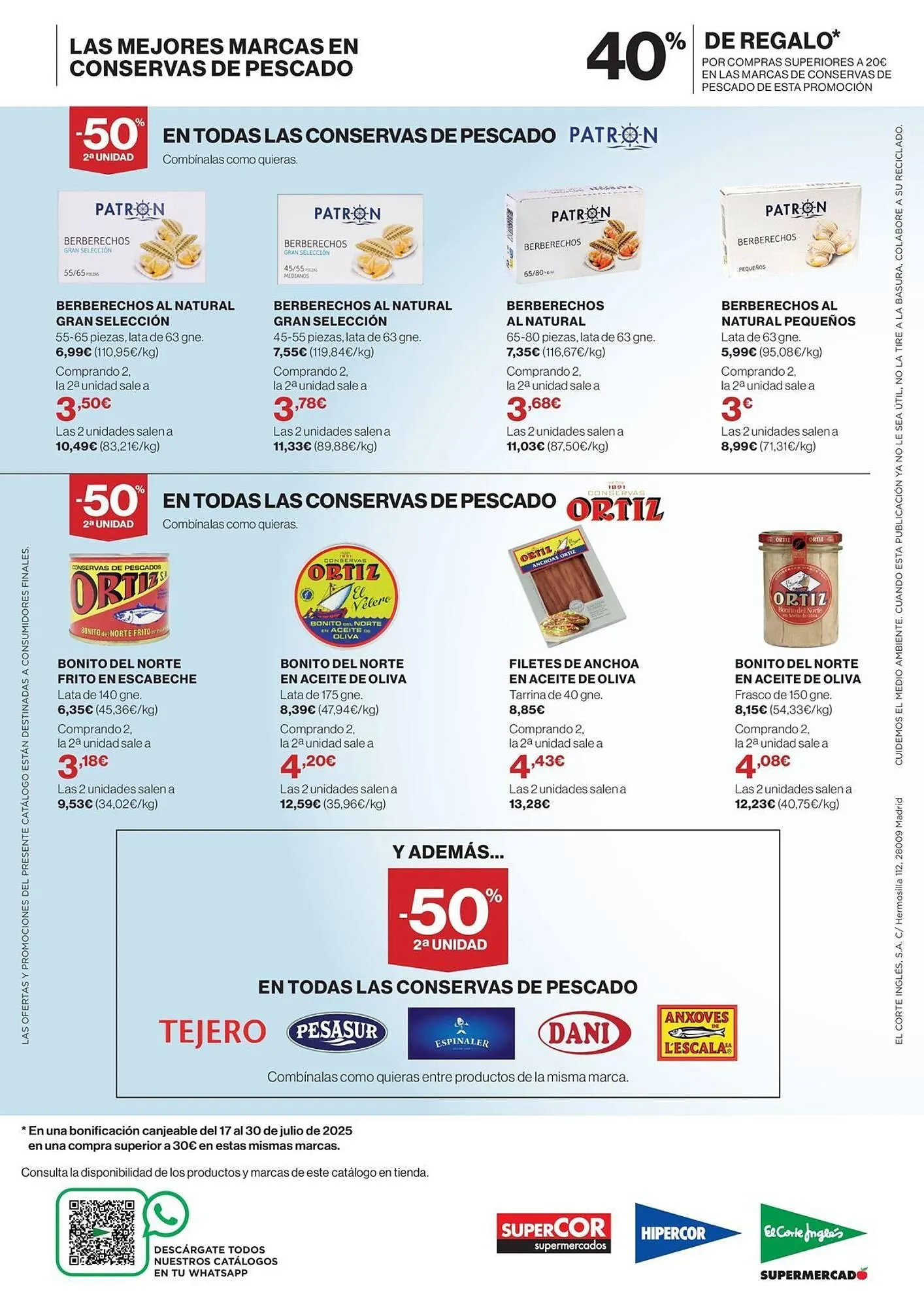 Catálogo de Folleto Hipercor 3 de julio al 16 de julio 2025 - Página 8