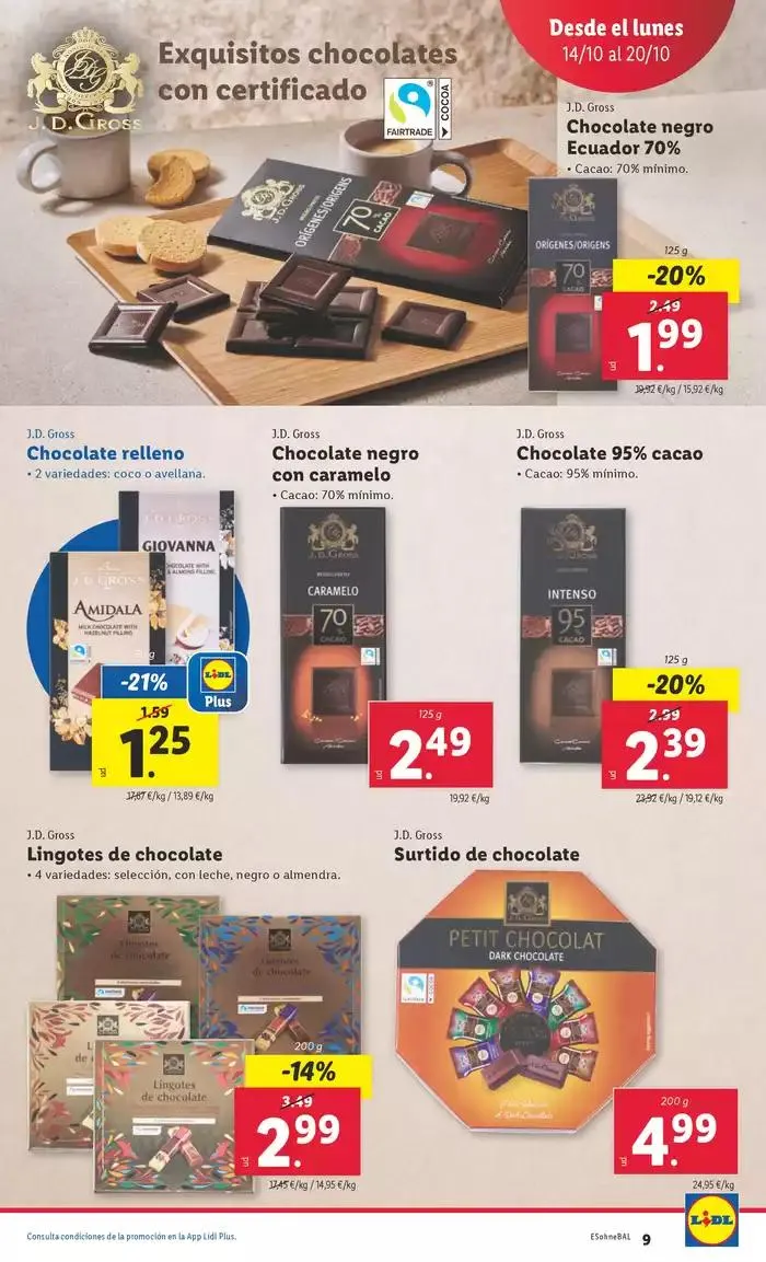 Catálogo de ¡Semana del superahorro Lidl Plus! 14 de octubre al 20 de octubre 2024 - Página 9