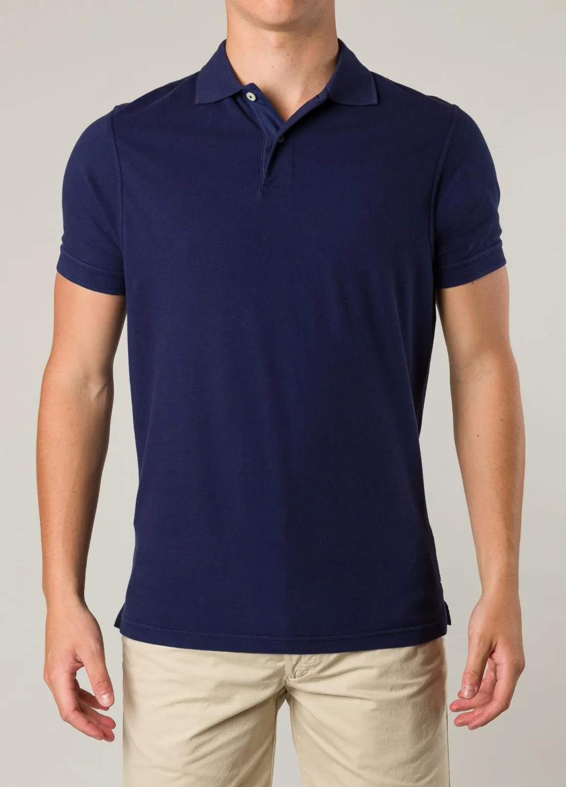 Polo FUREST COLECCIÓN piqué manga corta color azul marino