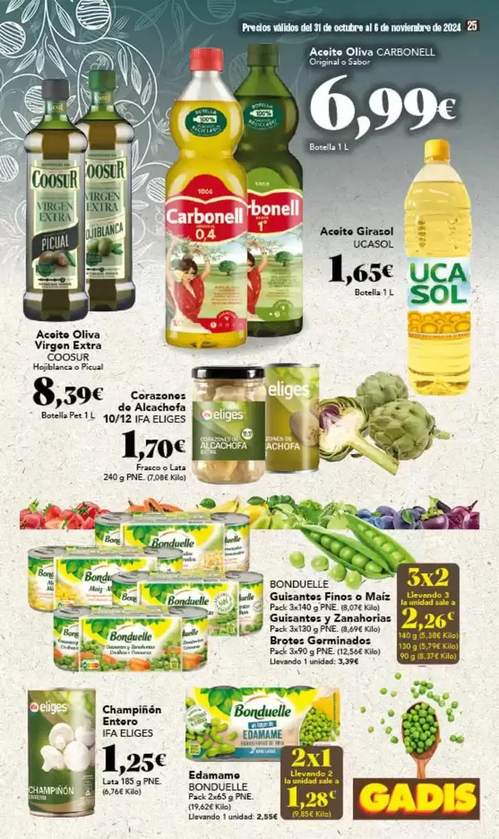 Catálogo de Catálogo Gadis Galicia 31 de octubre al 6 de noviembre 2024 - Página 25