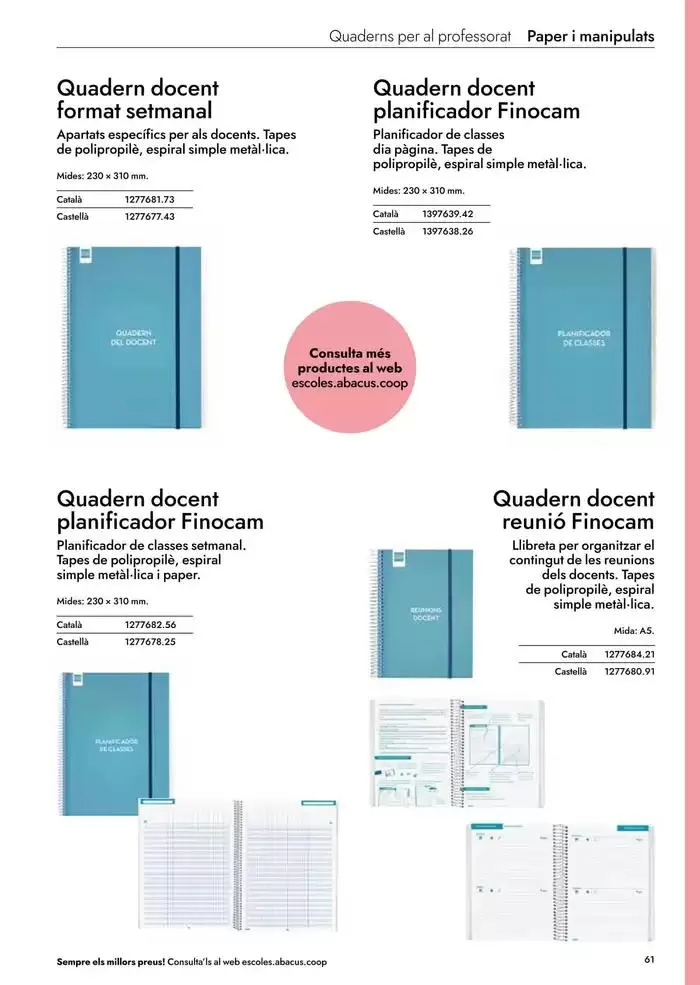 Catálogo de Catàleg Escolar 2025-2026 6 de mayo al 31 de diciembre 2026 - Página 63