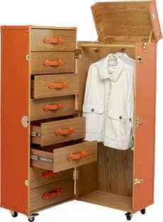 Armario baúl Monaco Naranja