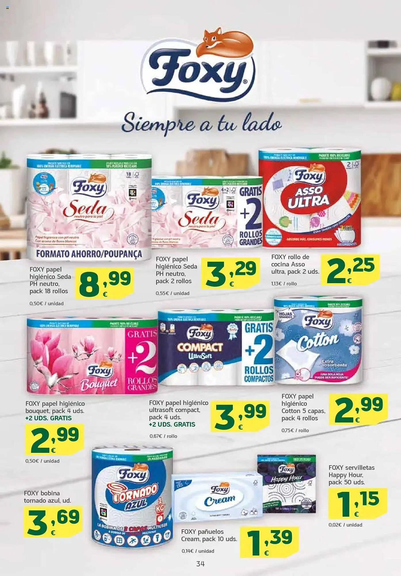 Catálogo de Folleto HiperDino 26 de agosto al 8 de septiembre 2025 - Página 34