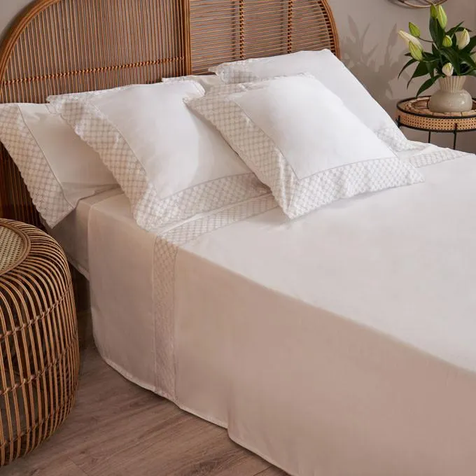 Juego Sábanas Algodón Satén - Rosalia