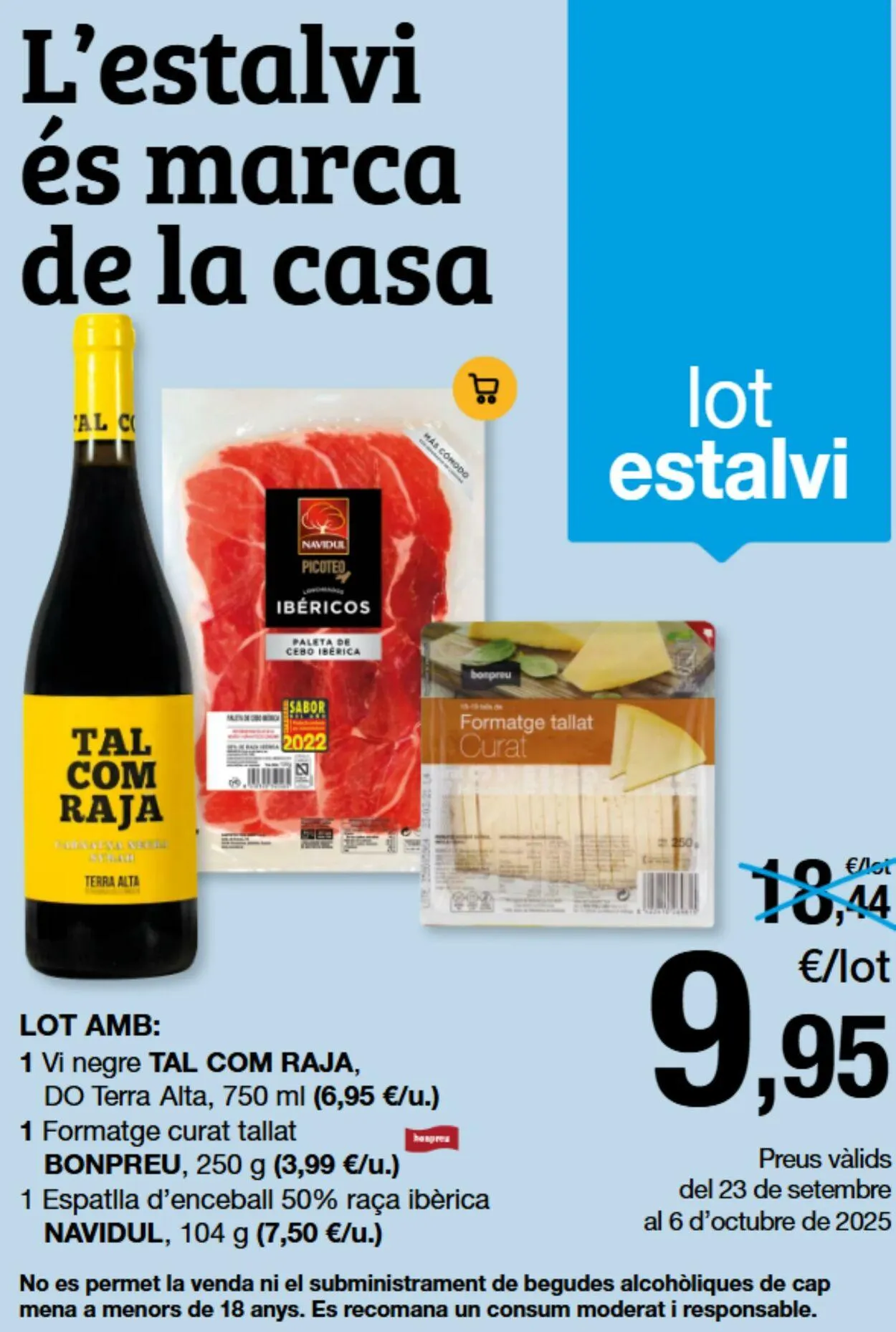 Catálogo de Bonpreu Oferta actual 23 de septiembre al 6 de octubre 2025 - Página 1