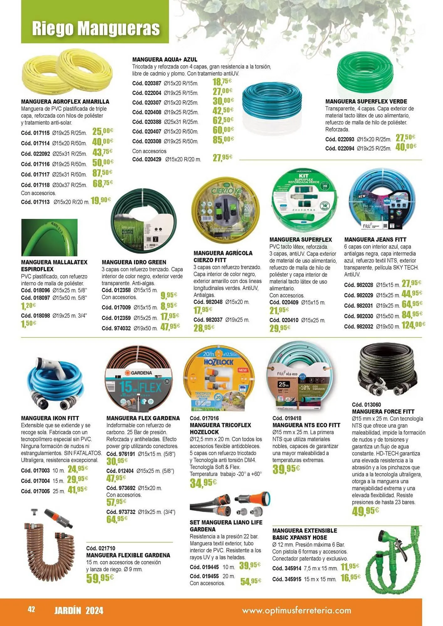 Catálogo de Folleto Optimus 21 de marzo al 31 de agosto 2024 - Página 42