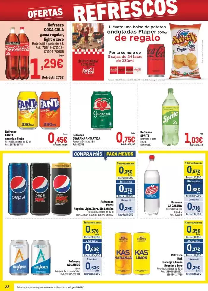 Catálogo de Makro Precios Norte 8 de enero al 2 de febrero 2025 - Página 22