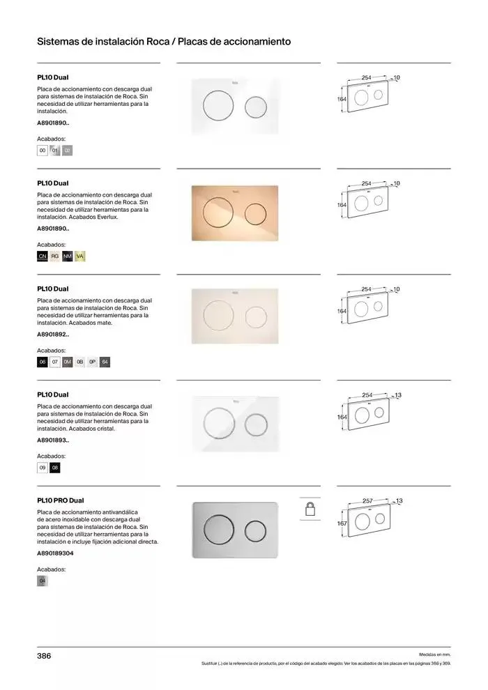 Catálogo de Colecciones de Baño, Muebles y Accesorios 9 de enero al 31 de diciembre 2025 - Página 388