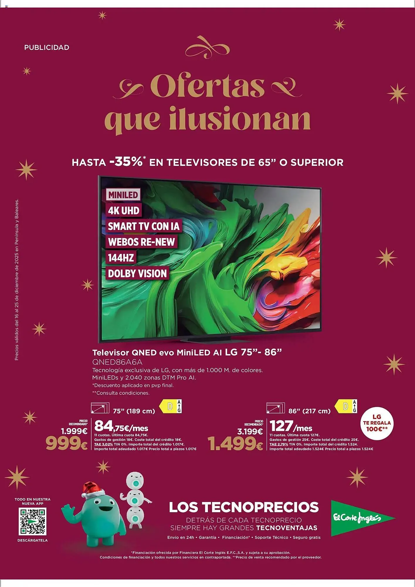 Catálogo de Catálogo El Corte Inglés 16 de diciembre al 25 de diciembre 2025 - Página 1