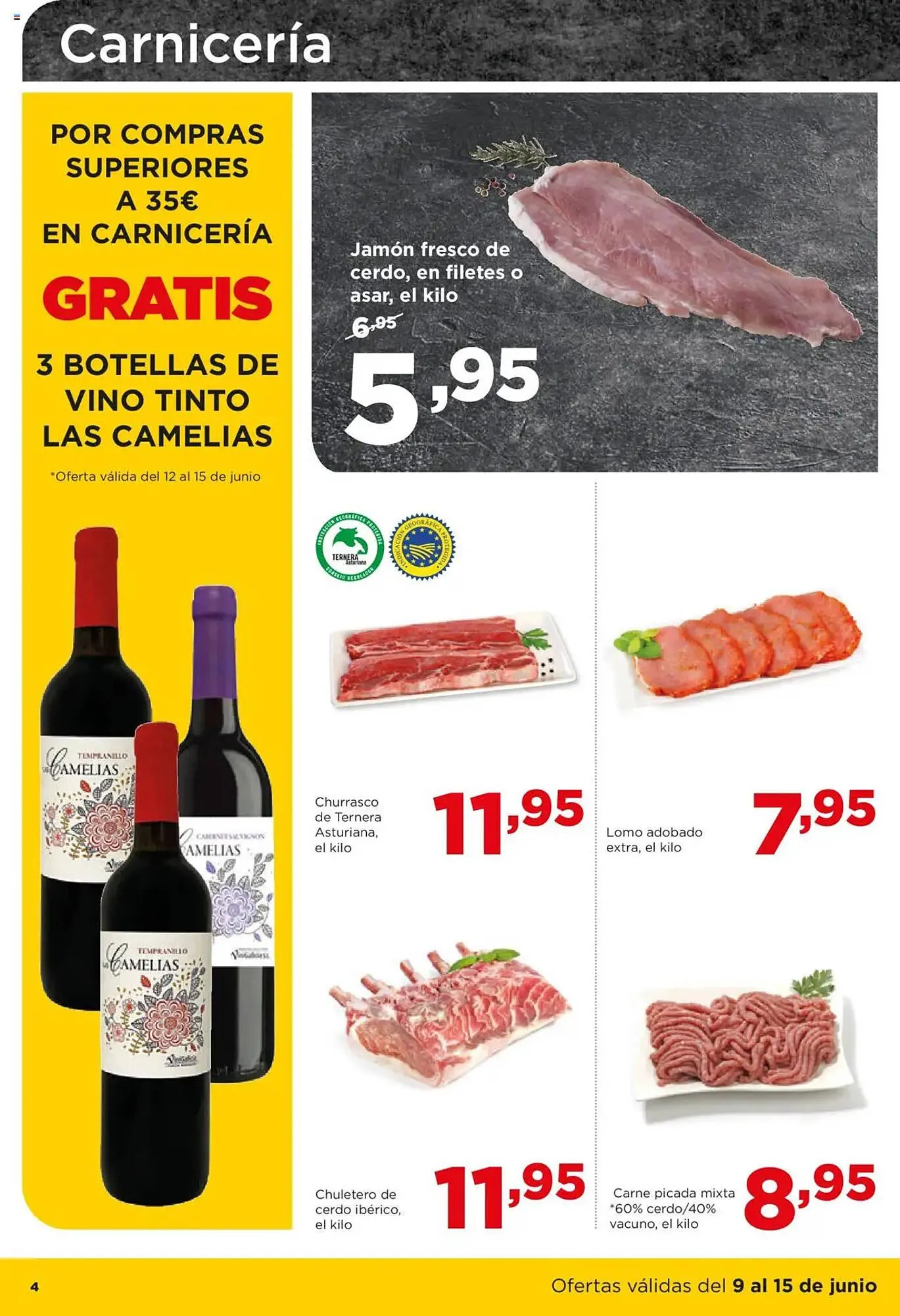 Catálogo de Folleto Alimerka 9 de junio al 15 de junio 2025 - Página 4