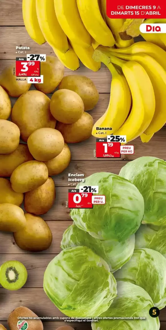 Catálogo de El teu nou Dia del 09/04 al 15/04 9 de abril al 15 de abril 2025 - Página 5